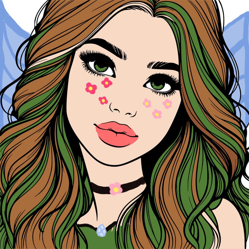 beautiful realistic girl