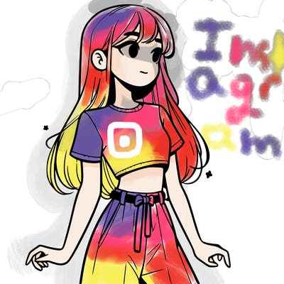 girl in a cute crop top