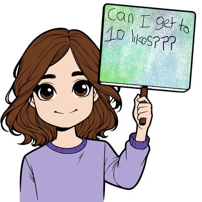 realistic girl holding up a sign