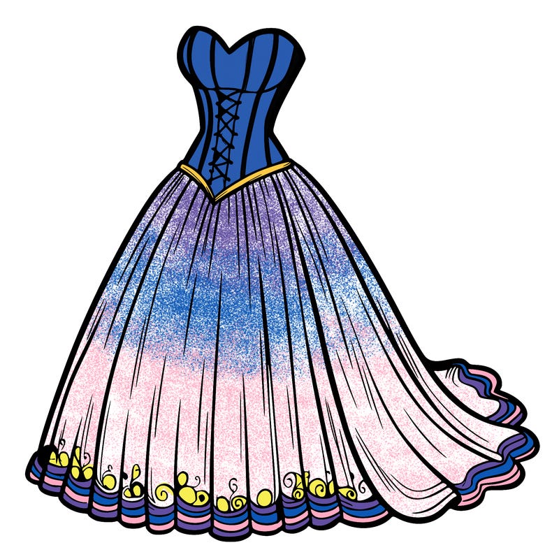 wedding dress-corset and a long and flowy skirt