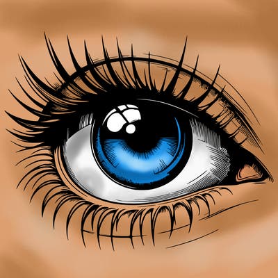realistic eye