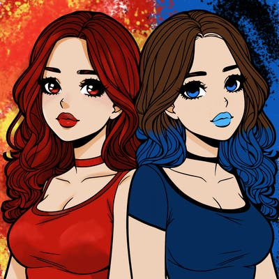 realistic twin sisters