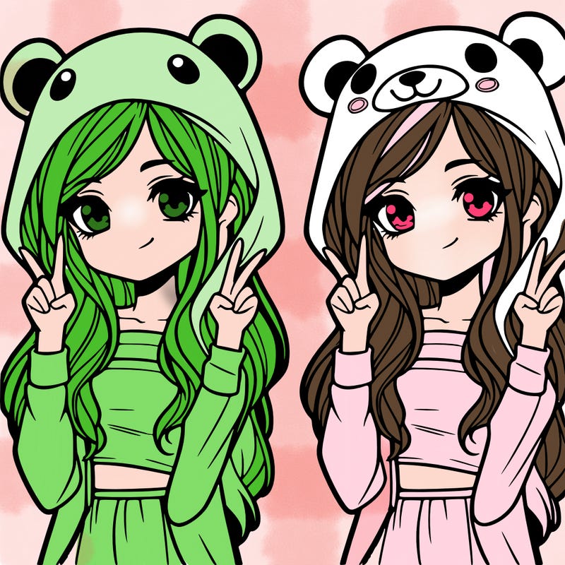 teen girl in animal costume