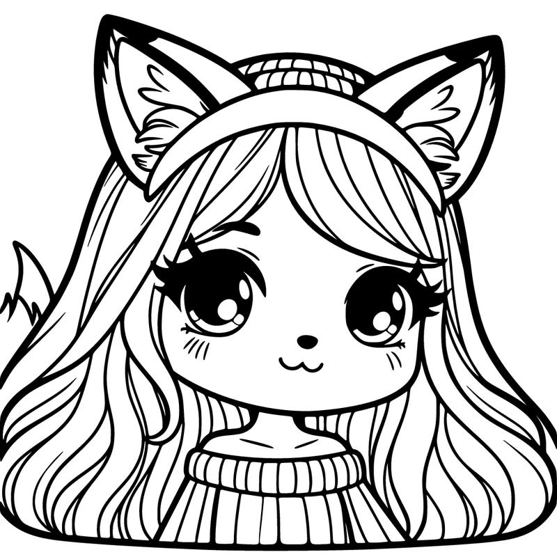 girl with fox ears