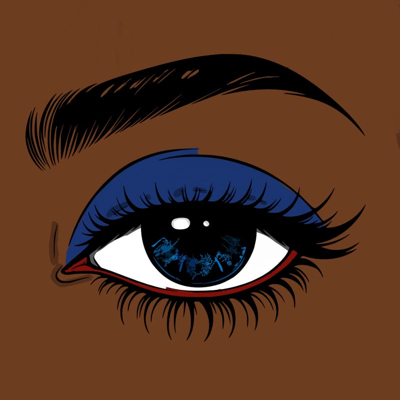 eye closed realistic