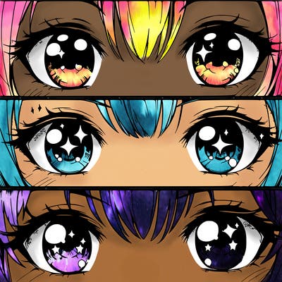 anime eyes