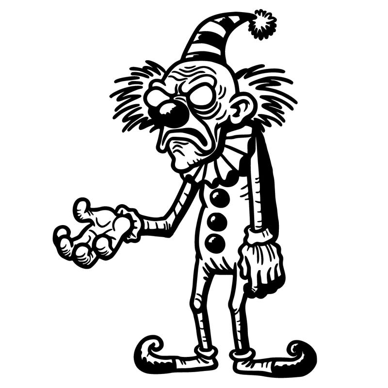weird clown