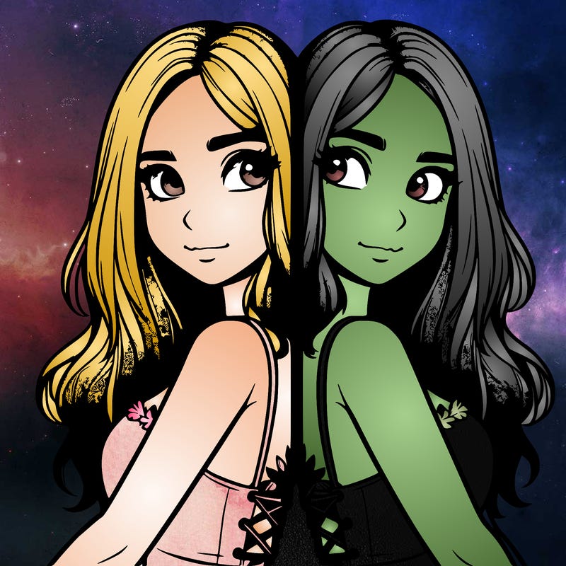 a realistic girl split