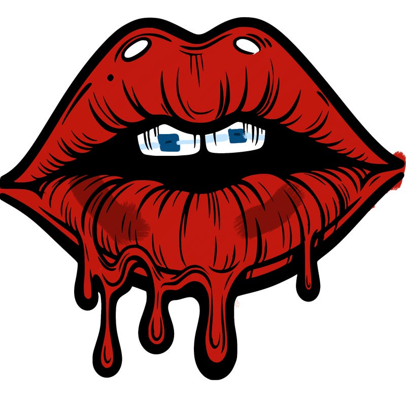 lips that look realistic and drip