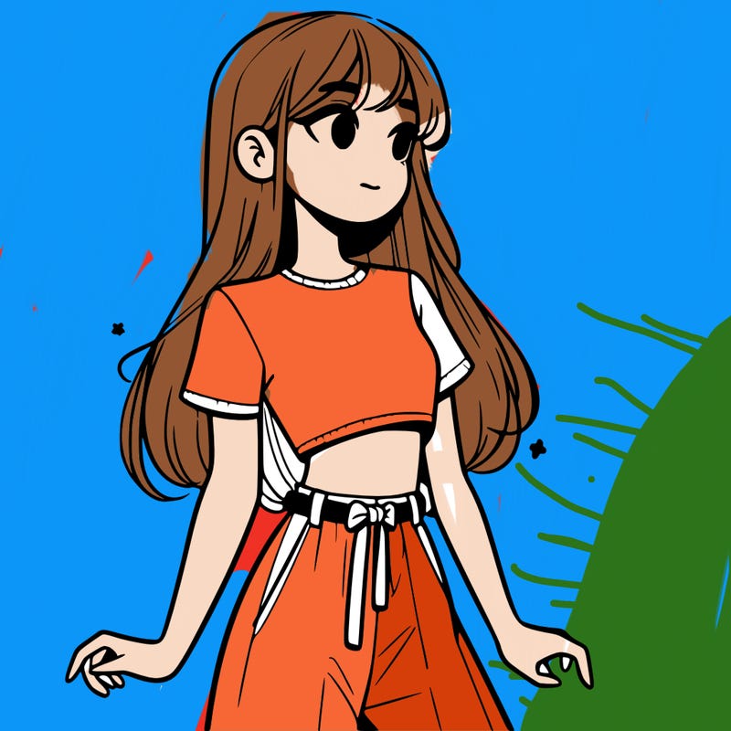 girl in a cute crop top