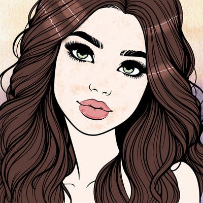 beautiful realistic girl