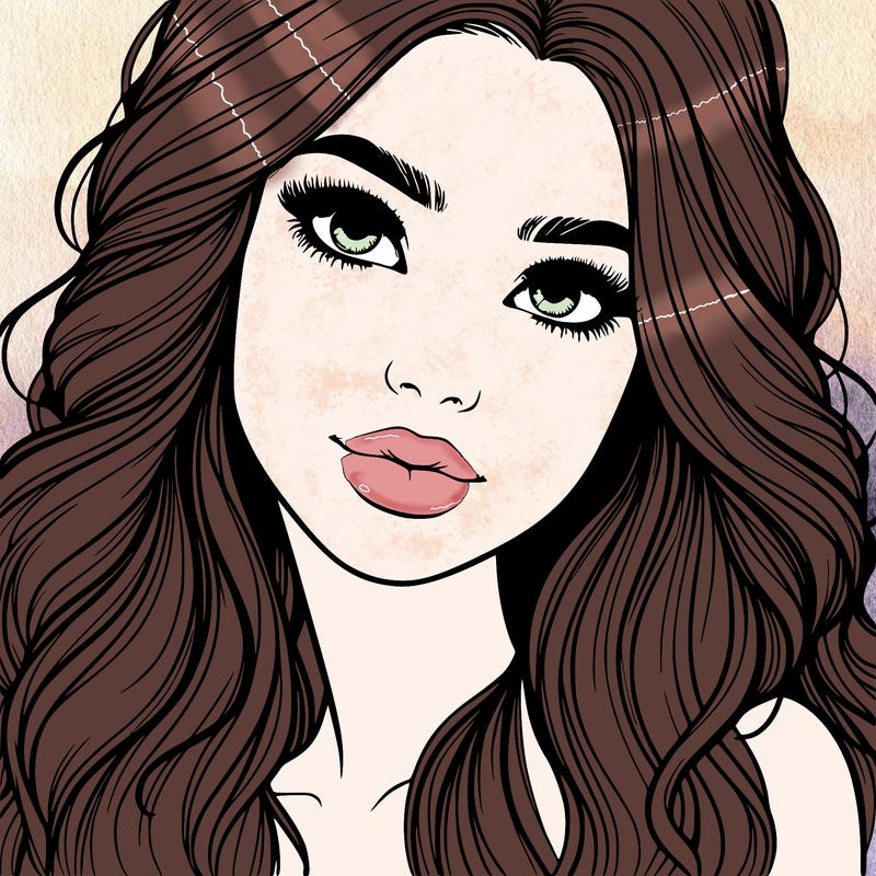 beautiful realistic girl