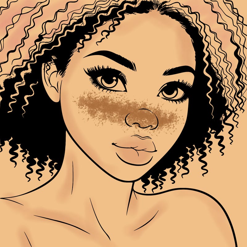 realistic black girl