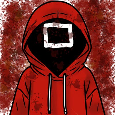 faceless girl in hoodie