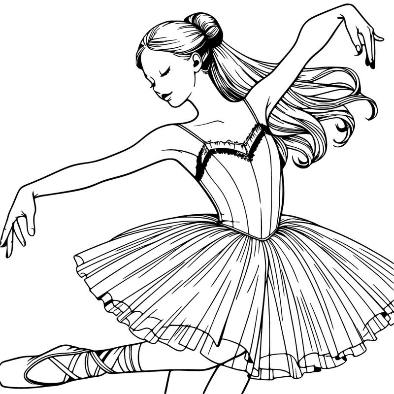 realistic ballerina