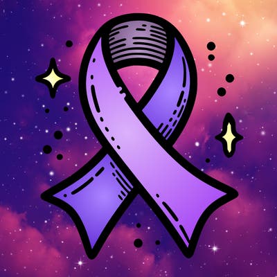 ribbon symbol of national breast cancer awareness month