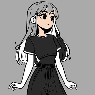 girl in a cute crop top