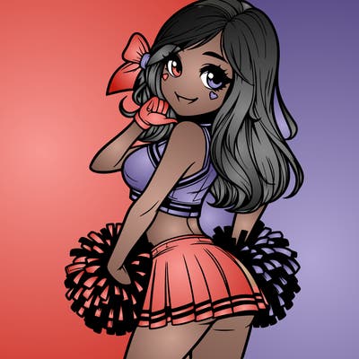 realistic cheerleader