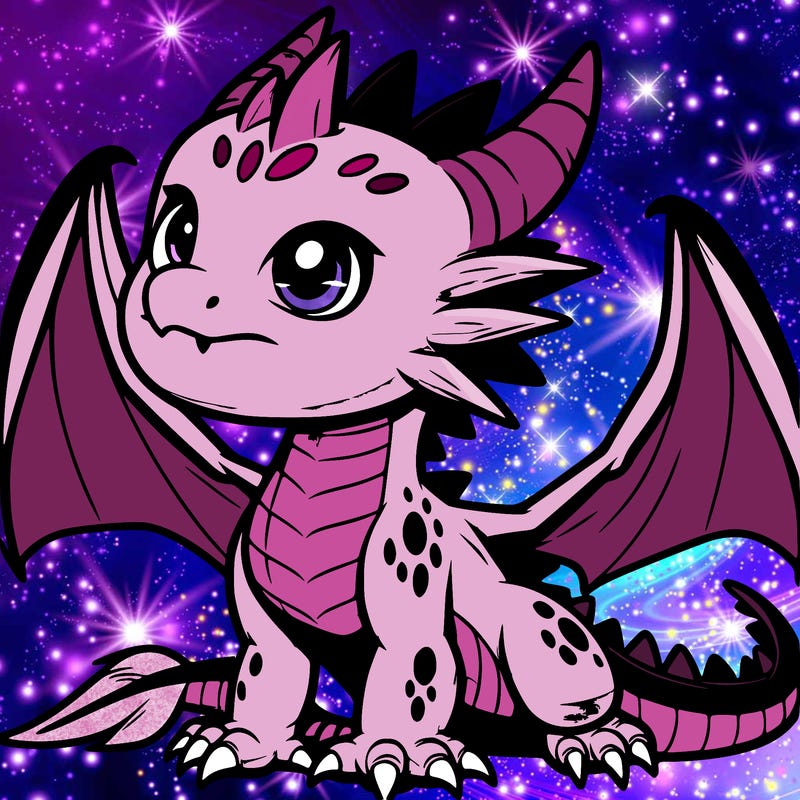 fierce baby night dragon