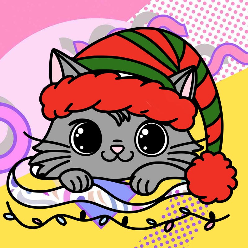 cat christmas