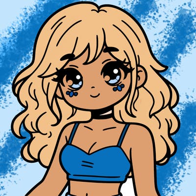 girl in a cute crop top