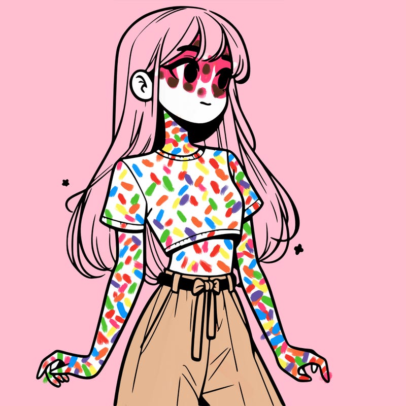 girl in a cute crop top