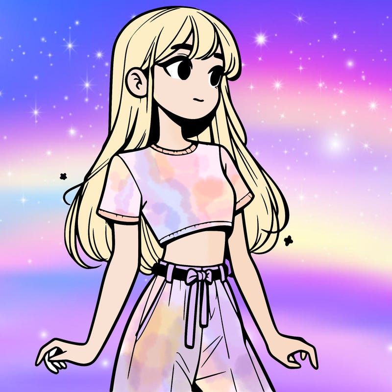 girl in a cute crop top