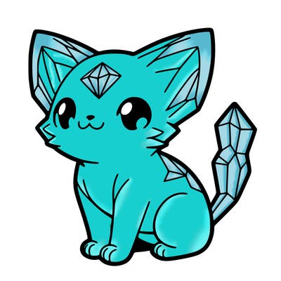 crystal kitten