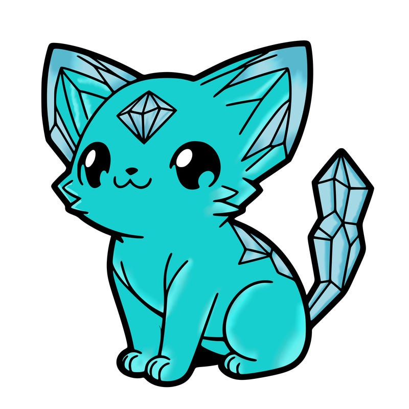 crystal kitten