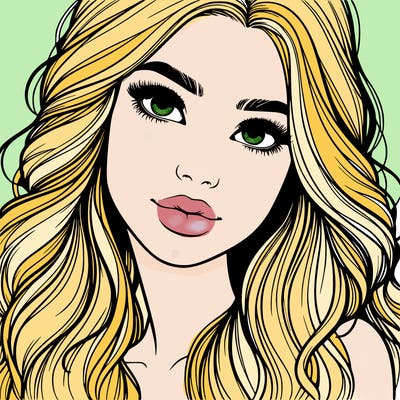 beautiful realistic girl