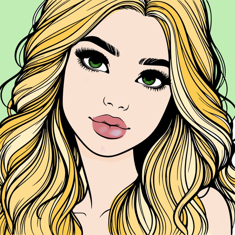 beautiful realistic girl