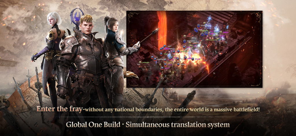 ROM: Golden Age - Main characters and a massive global battlefield scene in ROM Golden Age