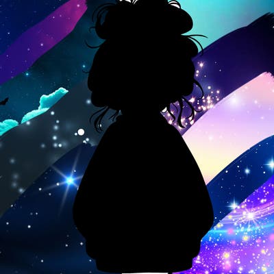 girl with baggy sweatshirt and messy bun