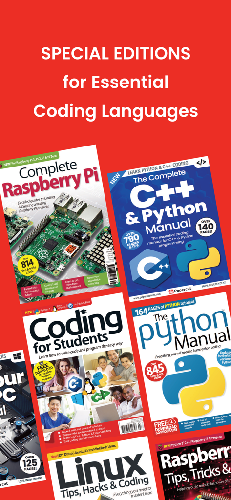 A collection of digital coding guides for Python C plus plus Raspberry Pi and Linux.