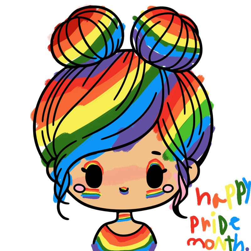 a girl with bun hairstyle