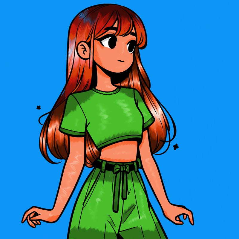 girl in a cute crop top