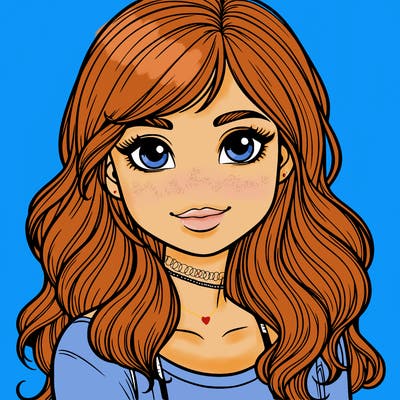 very pretty and realistic teenage girl