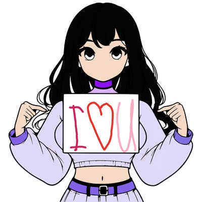 girl holding a blank sign in a long sleeve crop top