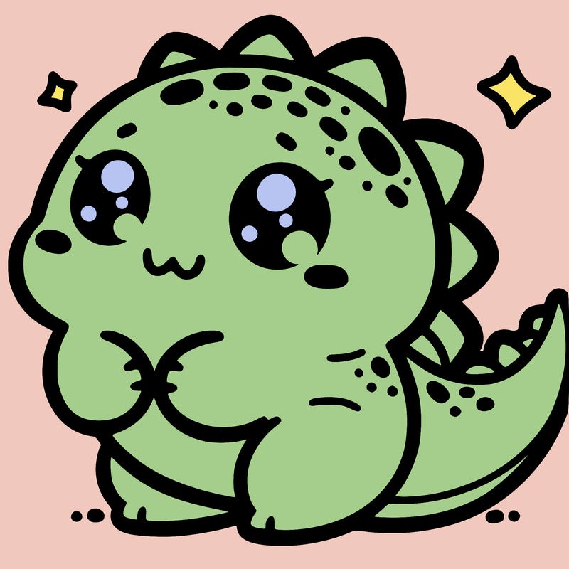 kawaii dino