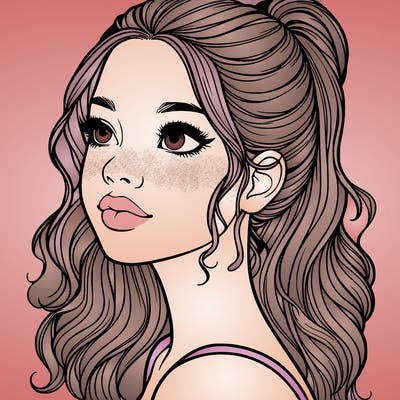 beautiful realistic girl