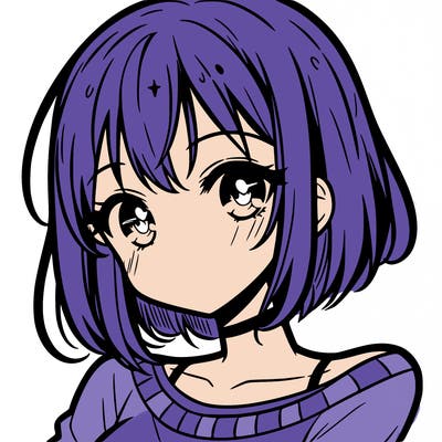 manga character girl