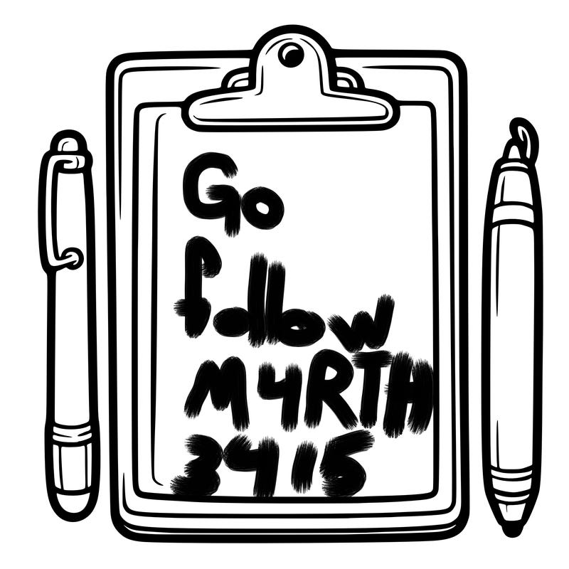 blank clip board with pen