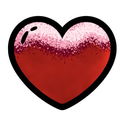 a blank heart