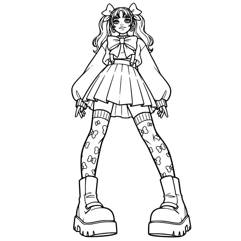 cute teen girl in a even cuter outfit