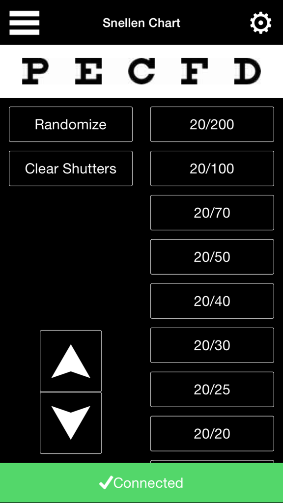 Eye Chart Pro Remote Control - Medical App | MWM