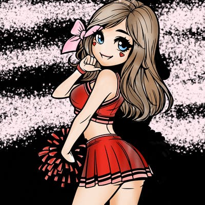 realistic cheerleader