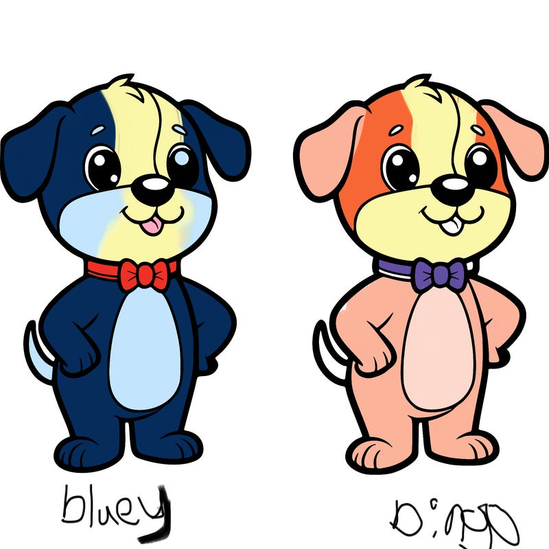 bluey and bingo