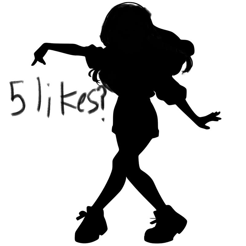 realistic girl danceing