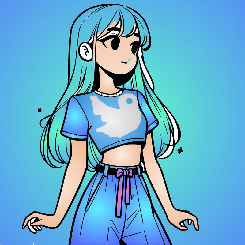 girl in a cute crop top