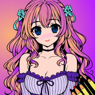 anime beautiful girl
